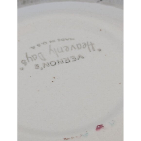 Vintage Set of 4 Vernonware Metlox Heavenly Days 5 1/2" Dessert Bowls MCM - Picture 10 of 10